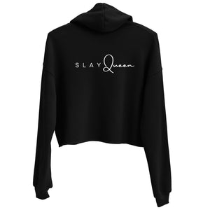 SLAY QUEEN CROP HOODIE